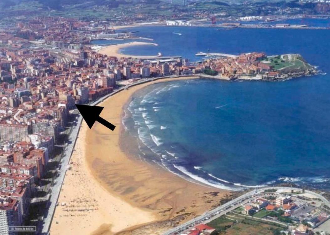 Atico Marques Playa Centro - Garaje Opcional Apartment Хихон Екстериор снимка
